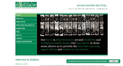 Desktop Screenshot of didlaw.com