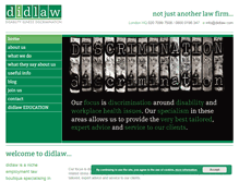 Tablet Screenshot of didlaw.com